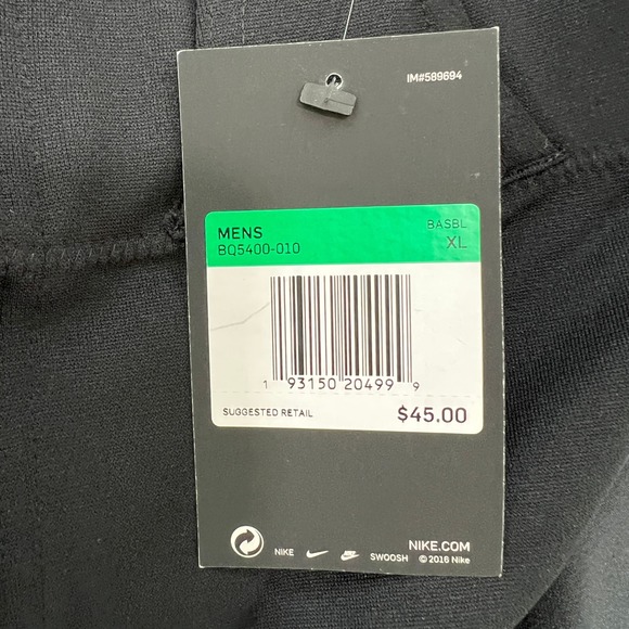 Nike Team Engineered Baseball Softball Pants Black Mens XL Sports BQ5400-010 - Picture 7 of 11